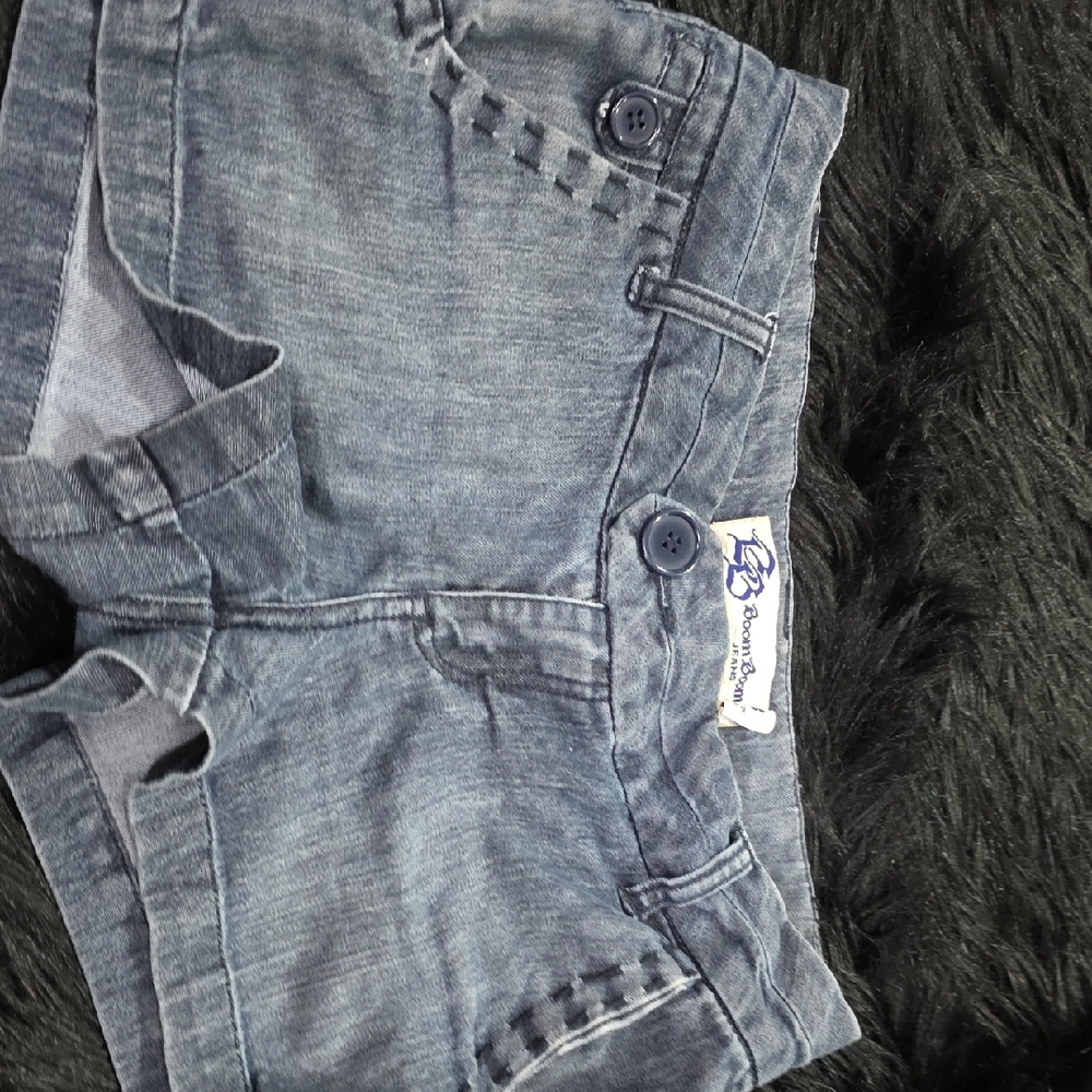 Boom Boom Jeans Women's Size 3  Denim-Style Jean Shorts - Faded Blue